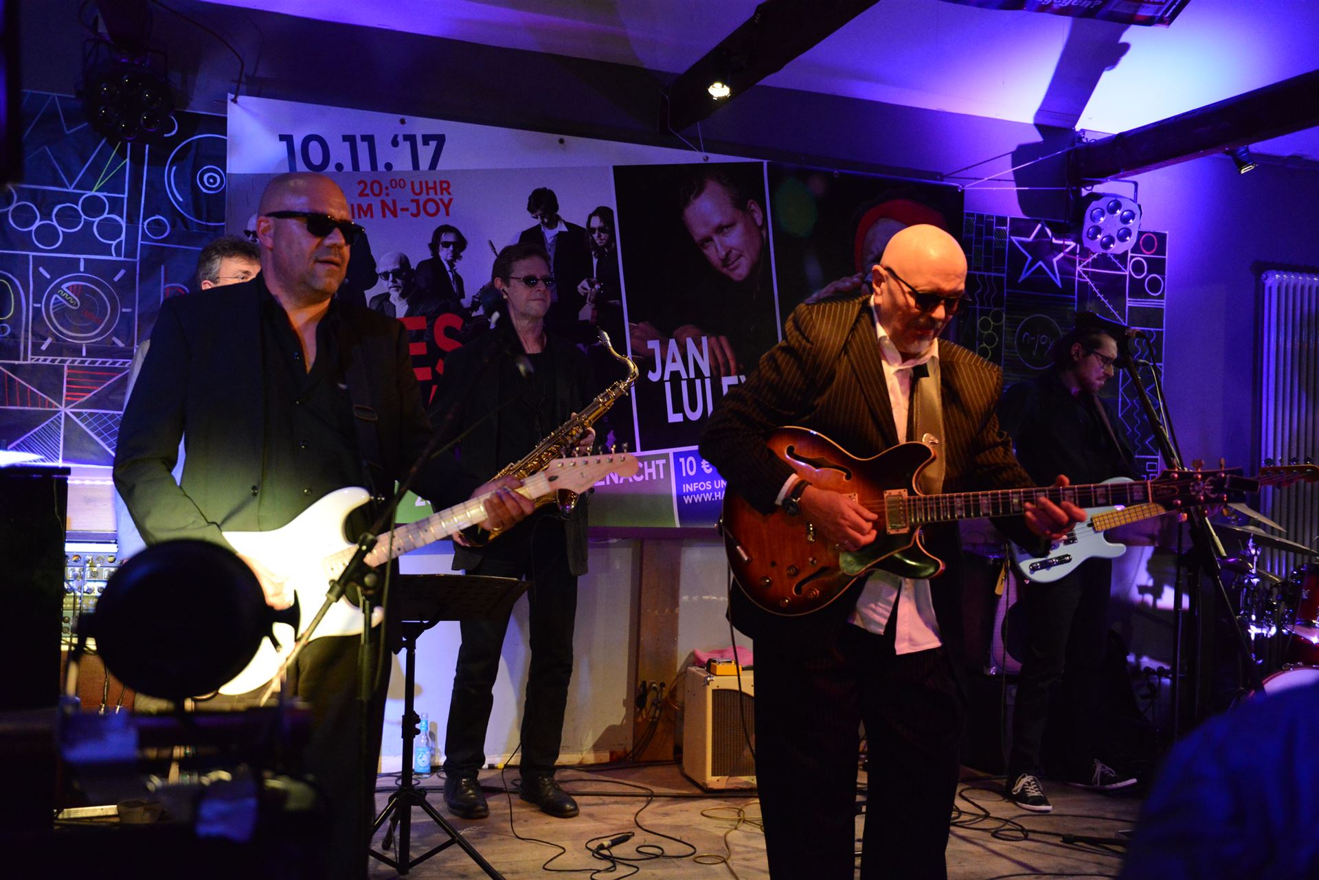 Band „Blues Company“ bei der Jazznacht 2017 im N‘joy
