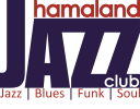 Hamaland Jazz Logo in den Farben Rot und Blau