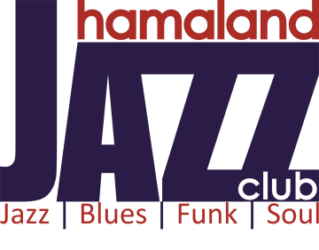 Hamaland Jazz Logo in den Farben Rot und Blau