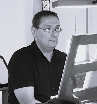 Norbert Nienhaus am Klavier